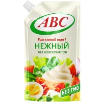 Майонезный соус АВС "Нежный" 35% 190г*40 дой-пак АВС